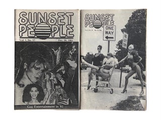 Item #1003 Sunset People; Vol. 1 #20 and #57 and Vol. 2 #18 and #19