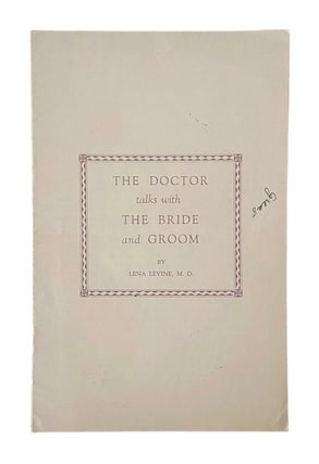 Item #1008 The Doctor Talks with The Bride and Groom. M. D. Levine, Lena