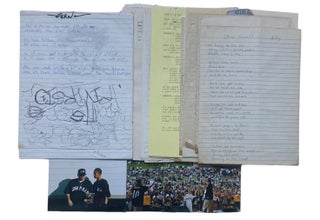 Item #1035 Late 1990s Collection of Handwritten and Typed Lyrics for Budding West Coast Hip Hop...