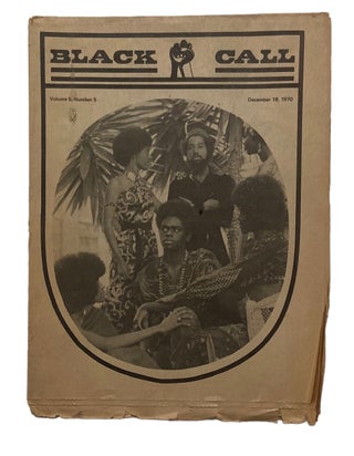 Item #1038 Black Call; Volume 5, Number 5. December 18, 1970