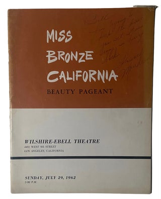 Item #1069 Riverside Female Archive, Miss Bronze California, Miss Black Flagstaff, Watts