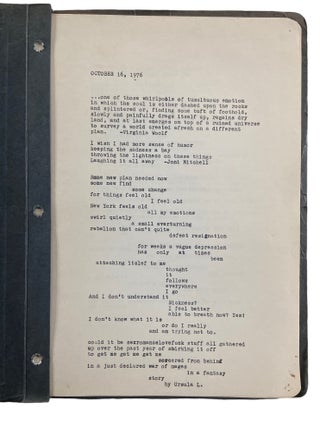 Archive of Gay New York City Poet Daniel Diamond