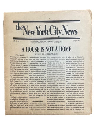 Archive of Gay New York City Poet Daniel Diamond