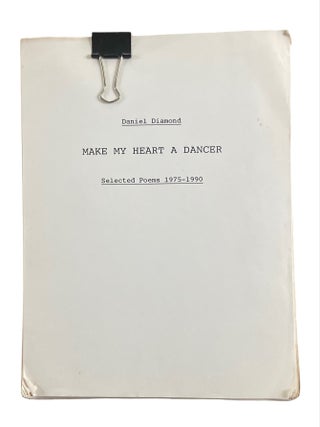 Archive of Gay New York City Poet Daniel Diamond