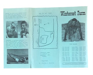 Item #1093 1966 Brochure and Registration Materials for Winterset Farm, a Gay Men’s Summer Camp...