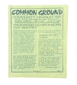 Common Ground Community Newsletter