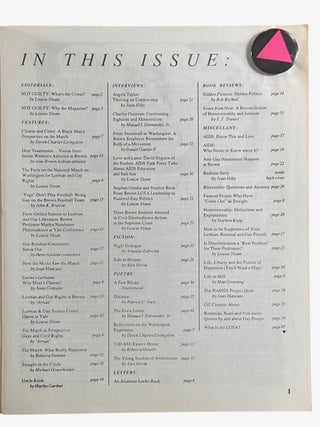 Not Guilty. Volume I, Issue 1