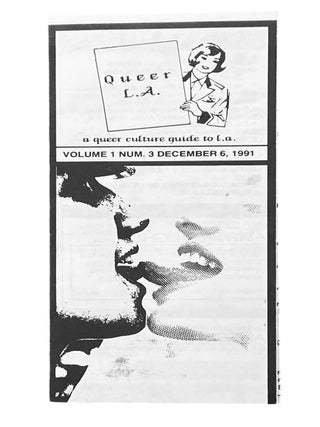 Item #1121 Queer L.A.: A Queer Culture Guide to L.A. Volume 1 Num. 3. December 6, 1991