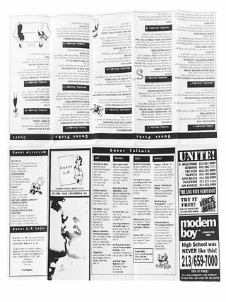 Queer L.A.: A Queer Culture Guide to L.A. Volume 1 Num. 3. December 6, 1991