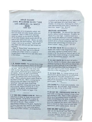 Collection of Advertising Flyers, Brochures, and Order Forms for gay pornographic films, magazines, photo sets, and sex products, ranging from 1985-1995