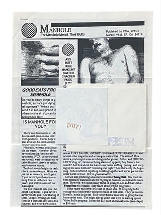 Collection of Materials Related to Gay Male Spanking, Butt Play, Enemas circa 1980s-2001
