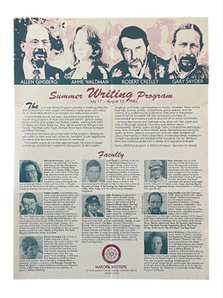 SIGNED Note and 2 Original Polaroids from Allen Ginsberg to President of University of Charleston (WV)