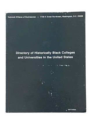 Item #1216 Directory of Historically Black Colleges and Universities in the United States
