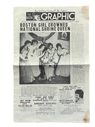 Item #1222 The Boston Graphic; Volume VII Number 43. Saturday, August 20, 1960