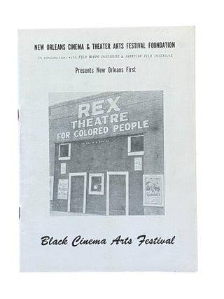Item #1229 First Black Cinema Arts Festival in New Orleans, 1973