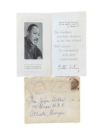 Item #1242 SIGNED Martin Luther King, Jr. Memorial Card