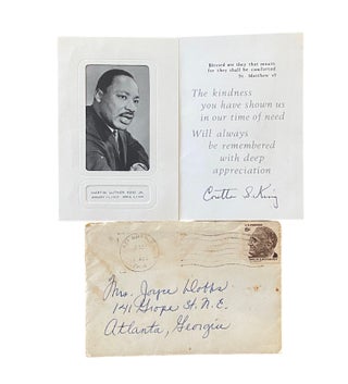 Item #1242 SIGNED Martin Luther King, Jr. Memorial Card