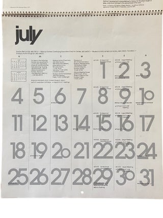 Roxbury Action Program. Museum of Afro American History. Calendar 1976.