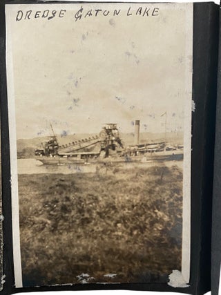 Original 1914 Panama Canal Photo Album with a Typed SIGNED Letter from Franklin Delano Roosevelt