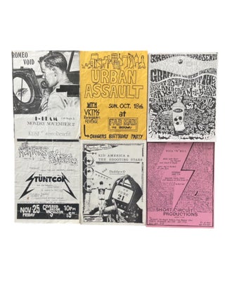 Collection of 41 Punk and Hardcore Flyers ; San Francisco & Berkeley, CA, 1980-1995