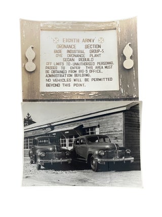Occupied Japan Automotive Factory Photographs and Book
