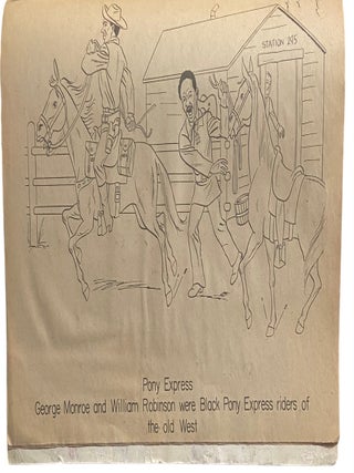 Blacks on the Western Frontier ; Black Historical Coloring Book