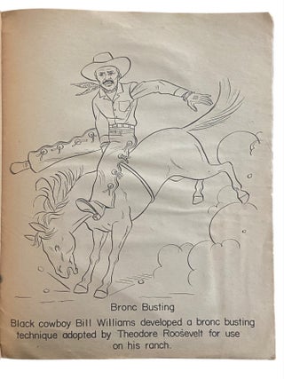 Blacks on the Western Frontier ; Black Historical Coloring Book