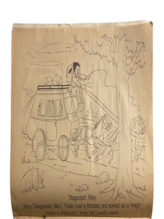 Blacks on the Western Frontier ; Black Historical Coloring Book