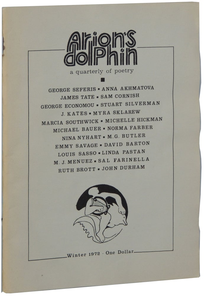 Item #170 Arion's Dolphin. Volume 1, Number 2. Winter 1972.
