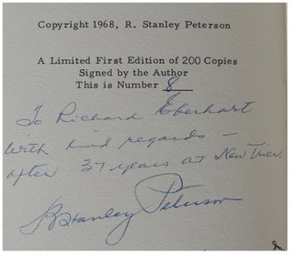 Five Books INSCRIBED to Pulitzer Prize and National Book Award Winner Richard Eberhart (1968-1980).