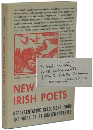 Item #184 New Irish Poets: Representative Selections from the Work of 37 Contemporaries. Devin A....