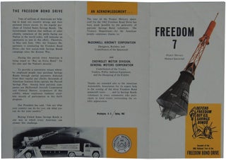 1962 Project Mercury Manned Spacecraft Freedom Bond Drive Souvenir Brochure