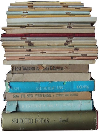 Poetry collection belonging to Sydney King Russell, poet, editor, composer.