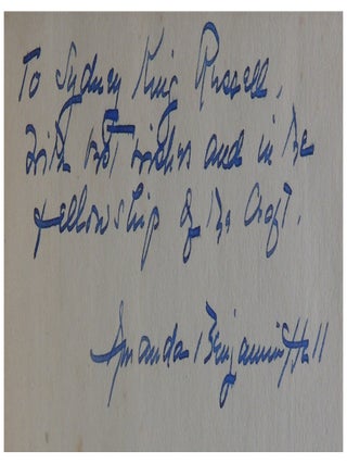 Poetry collection belonging to Sydney King Russell, poet, editor, composer.