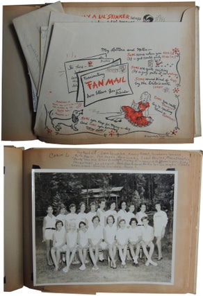 Snip ‘n Tuck: The Busy Gal’s Scrapbook. 1950s scrapbook belonging to a young woman from Columbus, GA