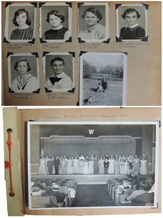 Snip ‘n Tuck: The Busy Gal’s Scrapbook. 1950s scrapbook belonging to a young woman from Columbus, GA