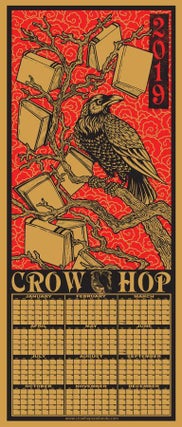 Item #266 Crow Hop 2019 Silkscreened Calendar
