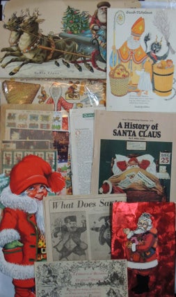 1950s-1980s Collection of Santa/Christmas Research and Unpublished Typescripts belonging to Evelyn Cole of W. Englewood, NJ.