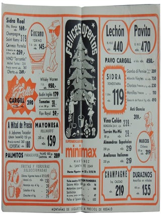 Salud y Prosperidad y en su Mesa (Health and Prosperity at Your Table). Minimax Supermercados (Martinez Av. Santa Fe 2349)
