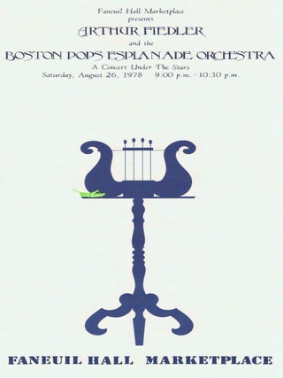 Item #310 50 Broadside Posters for the August 26, 1978 Arthur Fiedler and the Boston Pops...
