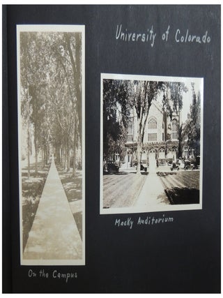 1920s Photo Album: Wisconsin and University of Colorado