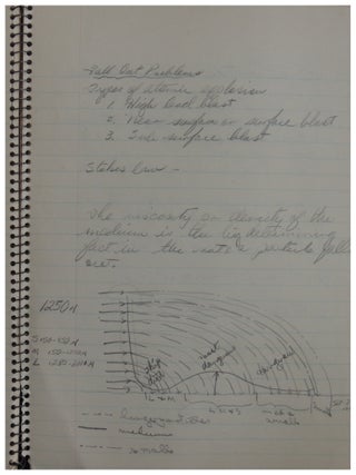 WWII Naval Academy Notebook