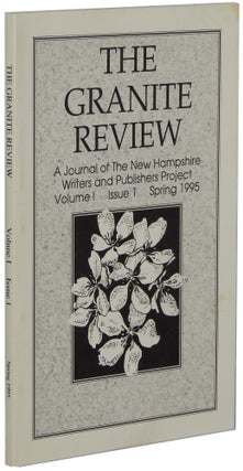 Item #358 The Granite Review: A Journal of the New Hampshire Writers and Publishers Project. ...