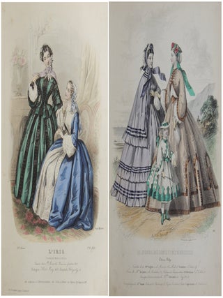 Hand Colored 19th Century Ladies’ Fashion Plates