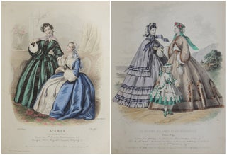 Hand Colored 19th Century Ladies’ Fashion Plates