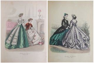 Hand Colored 19th Century Ladies’ Fashion Plates