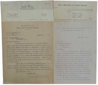 1910-1925 Collection of Attorney and Insurance Correspondence, Providence, Rhode Island