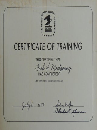 1970s Photo Album of U.S. Post Office Employee Fred Montgomery