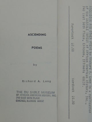 Ascending and Other Poems
