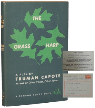 Item #52 The Grass Harp: A Play. Truman Capote